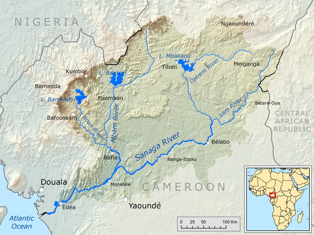 Cameroon, Sanaga River