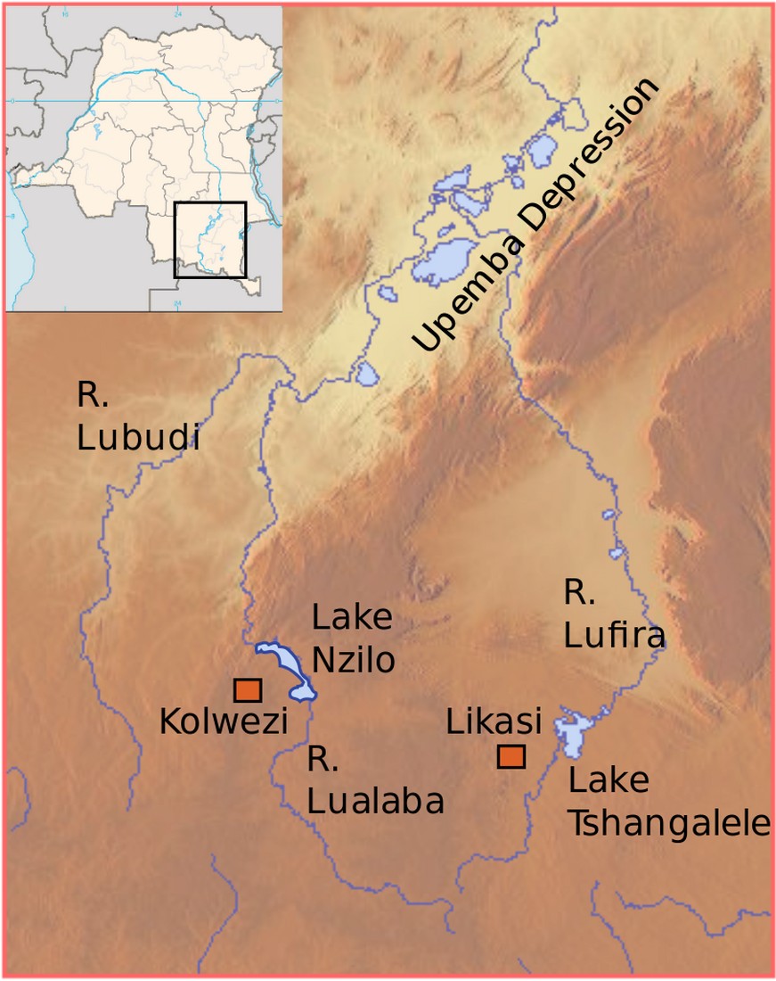 DR Congo, Lufira River